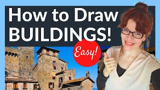 Building Perspective Drawing (9 Clever tricks!)
