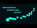 Pure CSS Mousemove Animation Effect | Encrypted Code