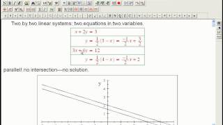 2x2 linear systems