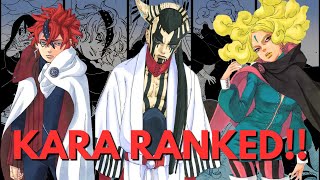 RANKING KARA from WEAKEST to STRONGEST! - Boruto Kara Members RANKED!