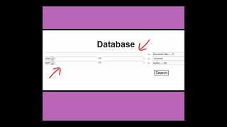 Basic Searching 2: Searching in a Database