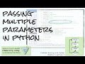 Functions with multiple parameters in Python Problem Solving w/Python Ch 5 Lecture 3