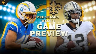 Chargers at Saints: Game Preview - Preseason Week 3 (2022) | Director's Cut