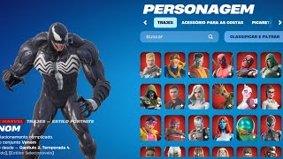 VENDO CONTA DE FORTNITE OG COM TODAS SKINS DO VENOM