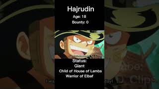 Hajrudin Glow Up || One Piece #onepiece #anime #shorts #hajrudin