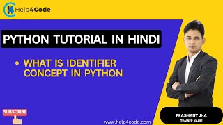 #7 identifiers in python | Python for beginners in hindi | #pythoninterview #python #identifiers
