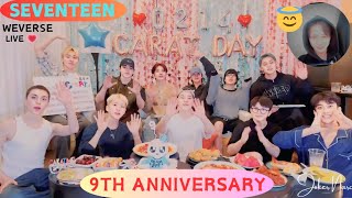 ✨(ALL SUB) SEVENTEEN WEVERSE :)HAPPY CARATS' DAY💗💙(02.14.25) 9TH YEAR ANNIVERSARY💎잇츠 캐럿들 타임💎#weverse