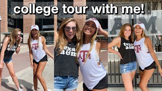 COLLEGE TOUR WITH ME | University of A&M