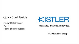 Quick Start Guide: ComoDataCenter Part I – Home and Production