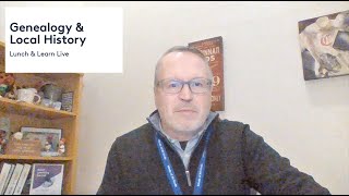 Lunch & Learn: Genealogy & Local History Resources