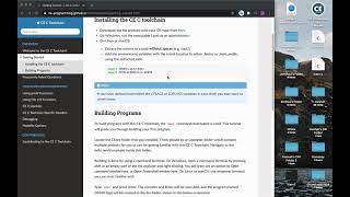 Setting up the C toolchain for the TI 84 Plus Ce and TI Premium CE.