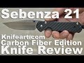 Chris Reeve Sebenza 21 Carbon Fiber Large Knife Review & Torture Test