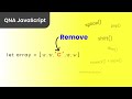 How to remove a specific item from an array in JavaScript | Goose