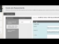 creating goals in blackboard outcomes assessment