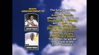 Anthony Francis SHORT new
