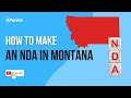 How to Make an NDA in Montana - Easy Instructions