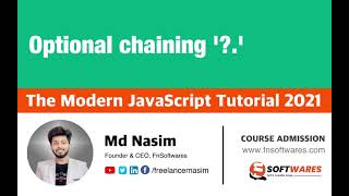 024 | Optional Chaining "? " | The Modern JavaScript Tutorial