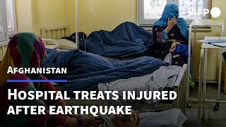Heartbreak and shock at Afghan quake hospital | AFP