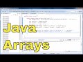 Java Tutorial - 03 - Search for the Max and Min Value of an Array