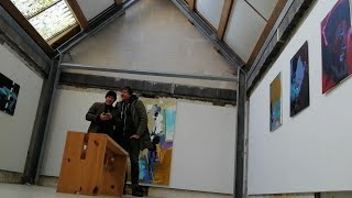 Malerei der Suggestionisten Jan Helbig und Matthias Kulcke - Offene Ateliers Schleswig - 2024