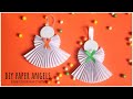 How To Make Paper Angel for Christmas Decorations ? Easy Paper Christmas Craft Ideas for kids