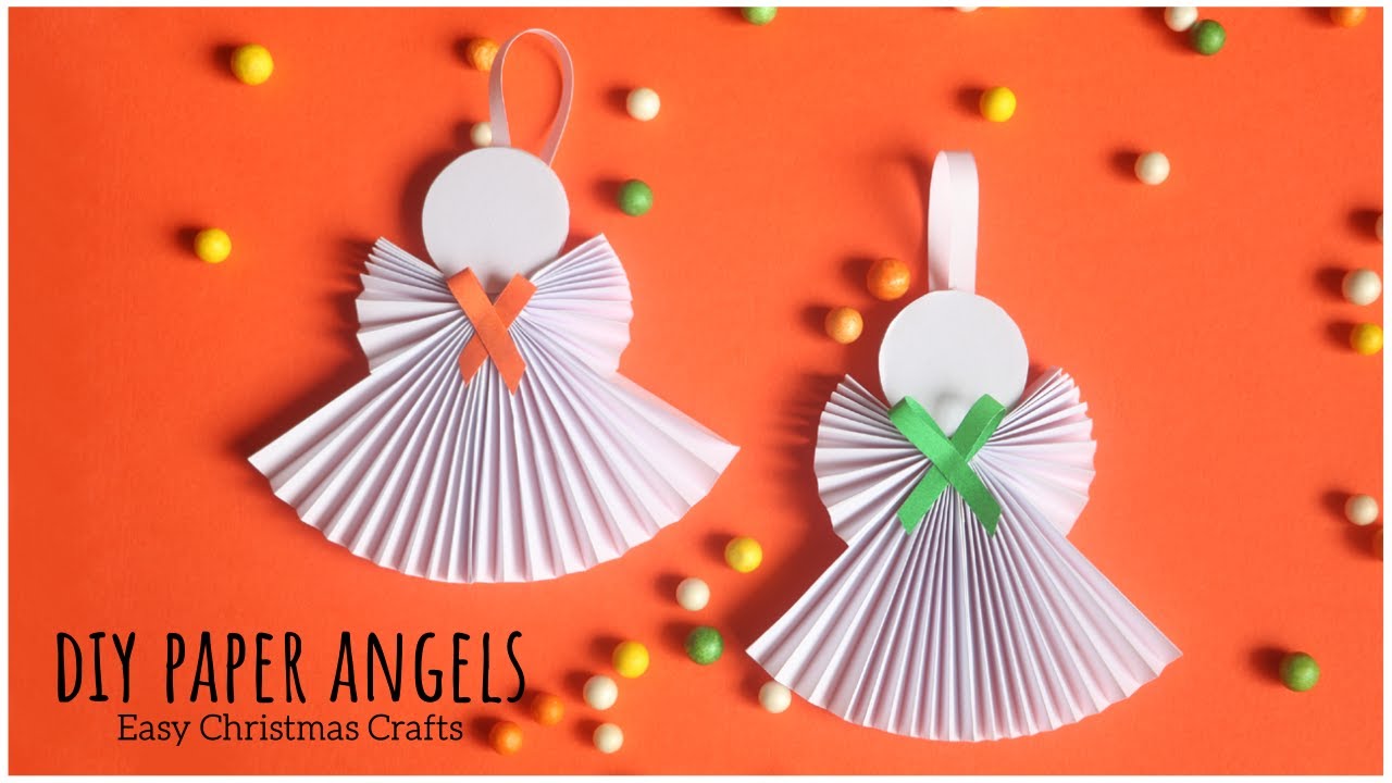 How To Make Paper Angel For Christmas Decorations ? Easy Paper ...