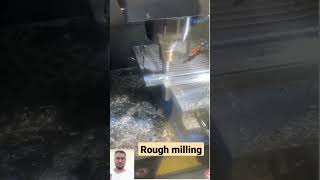 cnc rough milling sixteen endmill#reactionvideo #shortvideo #shorts