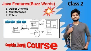 Java Features(Buzz words) Part 2(Object oriented, Multithreaded and robust)