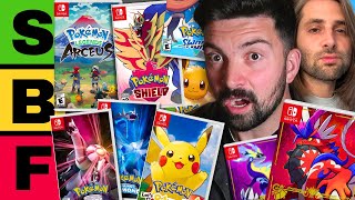 Ranking EVERY Pokémon Game on Switch from BEST to WORST!