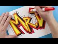 GRAFFITI NAME ART LESSON