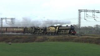 45407 \u0026 61264 - The Winter Cumbrian Mountain Express - 25.1.14