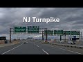 New Jersey Turnpike Northbound Delaware to North NJ for Treadmill Cycling Workout #NJTP