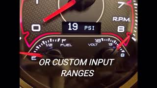 NVU custom gauge input graphics