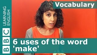 Vocabulary – 6 uses of 'make' - Frankenstein part one