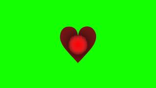 Beating Heart - Green Screen Animation