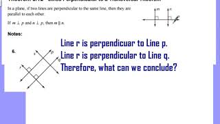 Lines Perpendicular to a Transversal Theorem 3 4