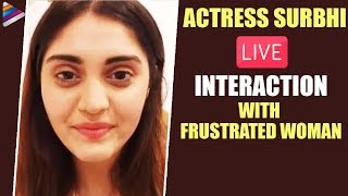 Actress Surbhi LIVE Interaction With Frustrated Woman | Catch Up In Isolation | Surbhi Puranik