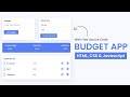 Budget App With Javascript | Step By Step Javascript Project