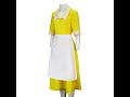 Vikidoky Princess Tiana Yellow Maid Dress The Princess and the Frog Disne