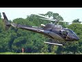 Airbus Helicopters H125 (AS350 B3) | Landing and Takeoff at Busy Royal Ascot Heliport | Helicopter