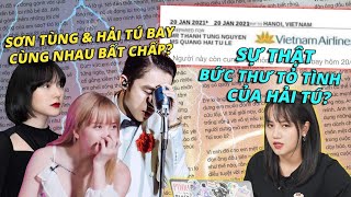 Drama Trà Xanh #3: Sơn Tùng \u0026 Hải Tú bay cùng nhau bất chấp? | Sự thật bức thư tỏ tình của Hải Tú?