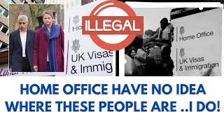 HOME OFFICE HAVE NO IDEA WHERE THESE PEOPLE ARE ..I DO - #illegal #migrant #homeoffice