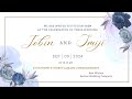 Wedding Ceremony | Jobin & Smiji | 09.09.2024 | 10.15 AM | Monday | Sachus Wedding Company