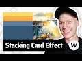 Stacking Card Effect in Webflow (Tutorial)