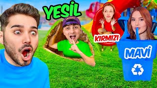 TEK RENK SAKLAMBAÇ CHALLENGE !? @GorilFaruk @GamzeKarta @HalilSuruucu @Cerenyaldz