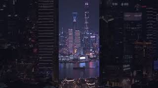 Shanghai 2025 downtown Drone View #travel #shanghaitour #2025 #downtown #china #thai #chinatravel