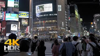 [4K HDR] Night Walk in Shibuya,Tokyo