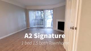A2 1 Bedroom 1.5 Bath Signature Townhome