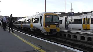 (HD) Old Southeastern livery 465003 + 465xxx depart the old London Bridge - 27/9/11