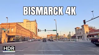 Driving Downtown Bismarck, ND 4K